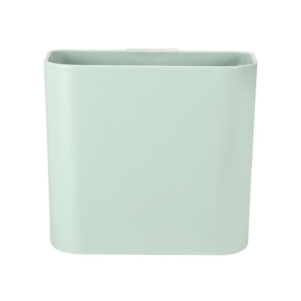Bathroom Wall Mount Self Adhesive Toothbrush Holder Green 4.65"x2.48"x4.25"